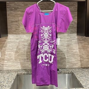 TCU Spanish smocked dress